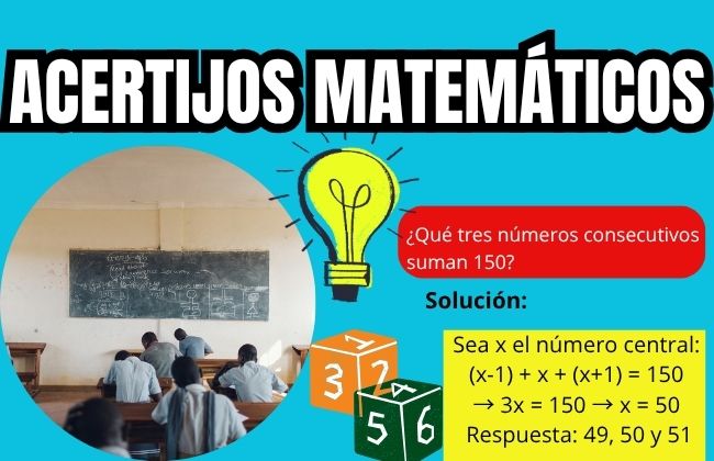 40 Acertijos Matemáticos con respuesta explicada paso a paso
